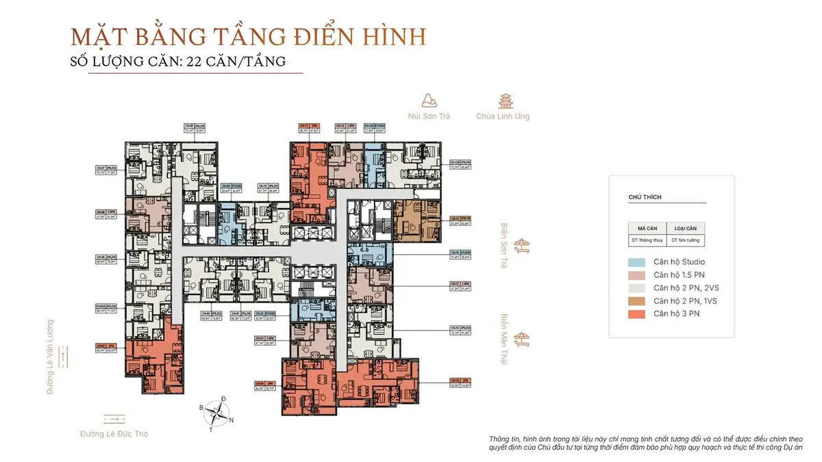Mặt bằng tầng điển hình The Camellia