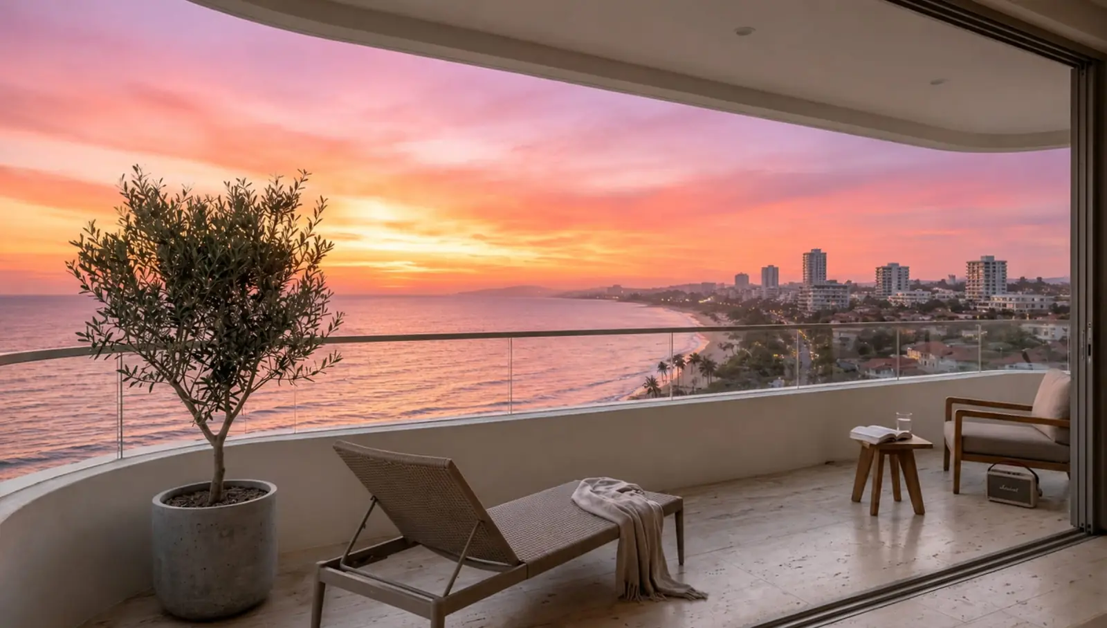 Tầm view tầng 5 — hoàng hôn biển Đà Nẵng