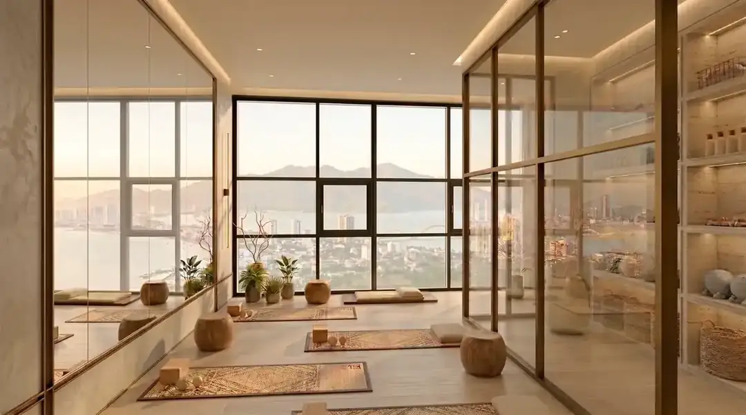 Yoga studio ánh sáng tự nhiên